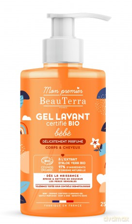 BeauTerra - Perfumed Baby Wash Gel - BIO - 750 ml