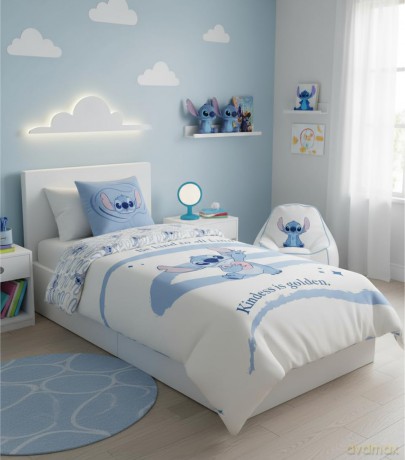 Bed Linen - Adult Size 140 x 200 cm - Stitch (1029408)