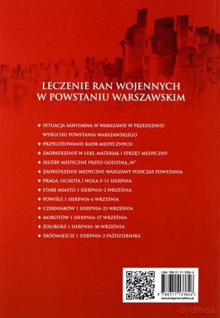 Leczenie Ran Służba Medyczna W Powstańczej Warszawie - Anna Marek [KSIĄŻKA]