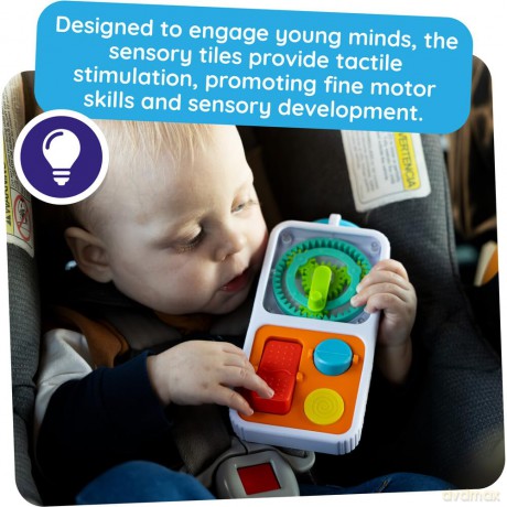 Sensoryczne kwadraty z zawieszką Bet Your Brain - Play Tab On The Go (337-51212) [FIGURKA]