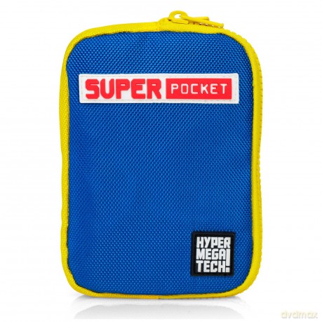 Blaze Evercade Hmt Super Pocket Fabric Case - Blue/Yellow
