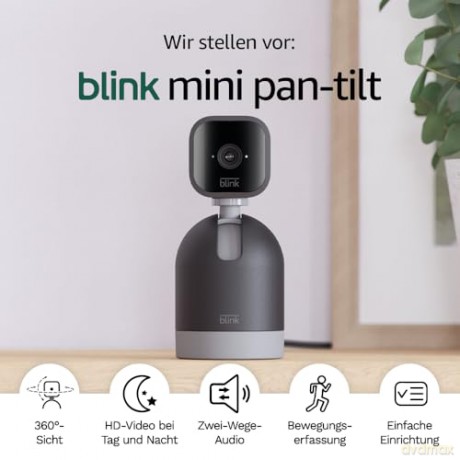 Blink - Mini Pan-Tilt Camera - Black
