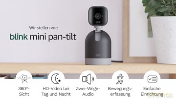 Blink - Mini Pan-Tilt Camera - Black