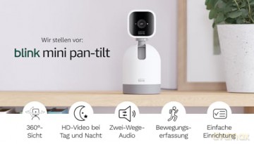 Blink - Mini Pan-Tilt Camera - White