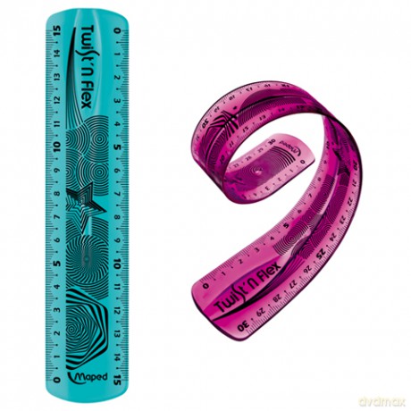 Linijka Maped TWist''N Flex 15cm Niełamliwa [SZKOŁA]