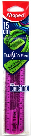 Linijka Maped TWist''N Flex 15cm Niełamliwa [SZKOŁA]