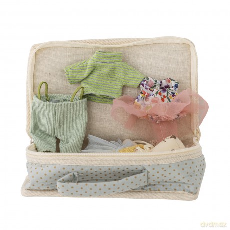 Bloomingville MINI - Lara Doll, Brown, Polyester (82064944)