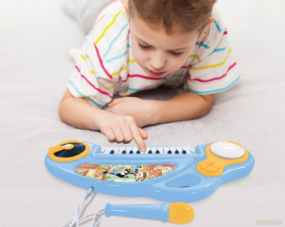 BLUEY - Electronic Keyboard with Lights (89030) [FIGURKA]