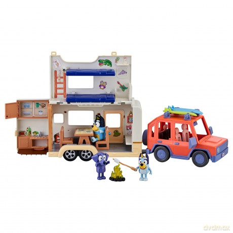 bluey - Family 4WD and Caravan playset (90130)