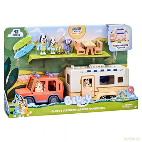 bluey - Family 4WD and Caravan playset (90130)