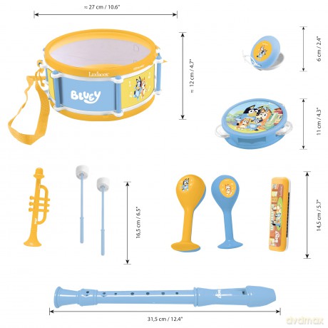 Bluey - musical set with 7 instruments (89029) [FIGURKA]