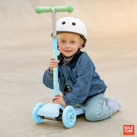 Bold Cube - Children's Scooter - Tenny 3 Wheel Scooter Blue (SKY004)