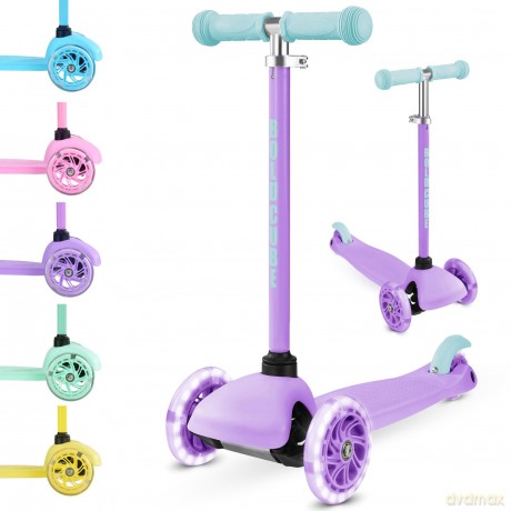 Bold Cube - Children's Scooter - Tenny 3 Wheel Scooter Lillac (SKY006)