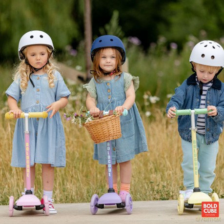 Bold Cube - Children's Scooter - Tenny 3 Wheel Scooter Lillac (SKY006)