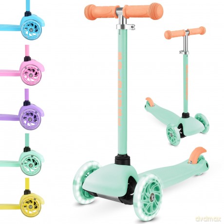 Bold Cube - Children's Scooter - Tenny 3 Wheel Scooter Mint (SKY007)