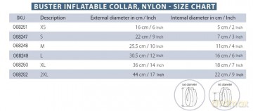 Buster - Inflatable Collar - L - Nylon Blue (279732)
