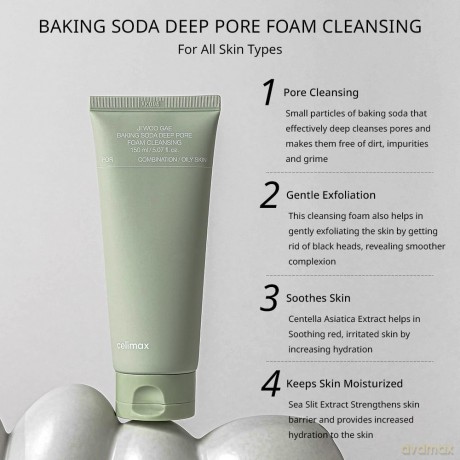 Celimax - Baking Soda Deep Pore Foam Cleanser - 150 ml