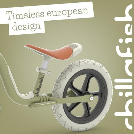 Chillafish - Lux 12 Lightweight Balance Bike - Olive, 1.5-4 Years (CPCH05OLI)
