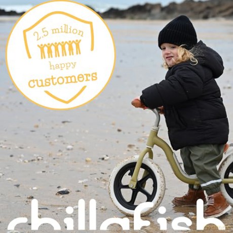 Chillafish - Lux 12 Lightweight Balance Bike - Olive, 1.5-4 Years (CPCH05OLI)