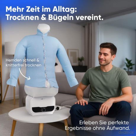 Streamer do ubrań Clatronic - HBB3734 Shirts/Blouses and Pants Ironer