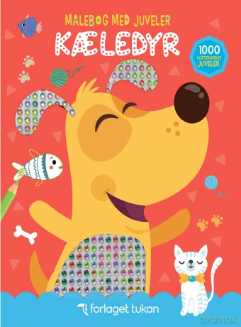 Coloring Book w. Jewels - Pets