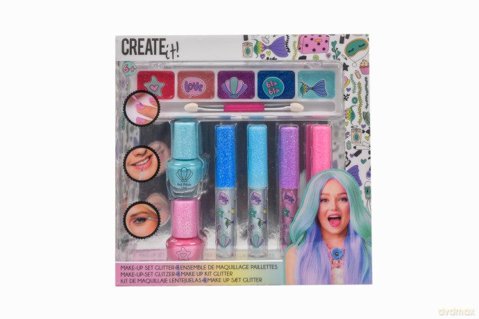 Create It! - Makeup Set Glitter Mermaid, 7 pcs (84141V2)