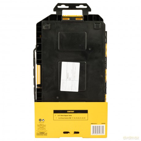 Dewalt 7 pcs. 1/2 impact socket set