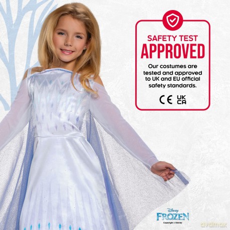 Disguise - Disney Frozen Costume - Snow Queen Elsa (128 cm)