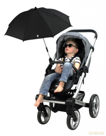 Dooky - Parasol UV50+ - Black - 76 cm diameter