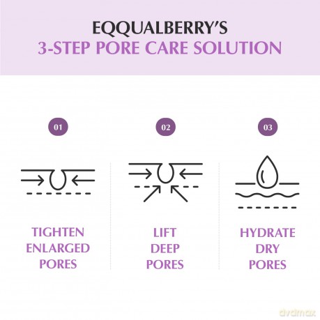 Eqqualberry - Purple PDRN Pore Minimizing Serum - Purple - 30 ml