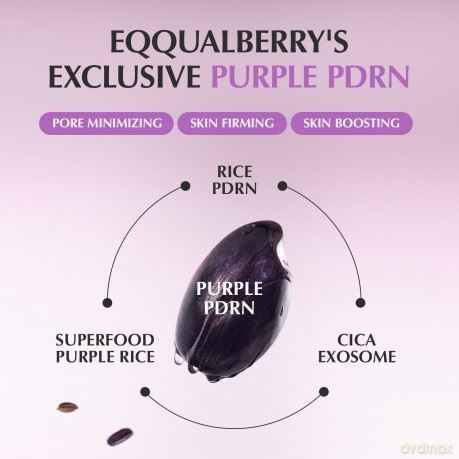 Eqqualberry - Purple PDRN Pore Minimizing Serum - Purple - 30 ml