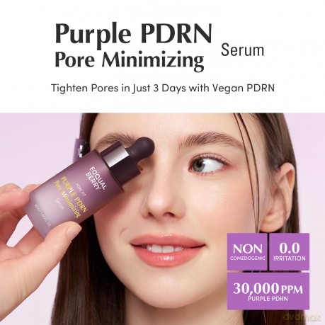 Eqqualberry - Purple PDRN Pore Minimizing Serum - Purple - 30 ml