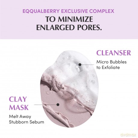 Eqqualberry - Purple Rice Pore Purifying Pack Cleanser - Purple - 130 ml