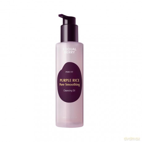 Eqqualberry - Purple Rice Pore Smoothing Cleansing Oil - Purple - 200 ml