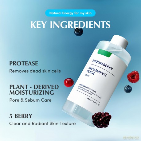 Tonik do twarzy Eqqualberry - Swimming Pool Toner - 300 ml