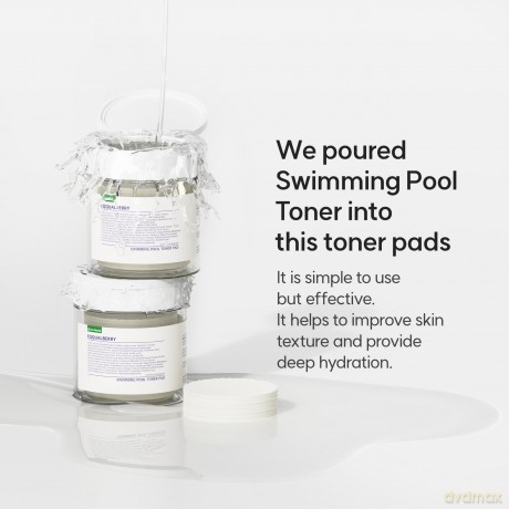 Eqqualberry - Swimming Pool Toner Pads - 70 pads
