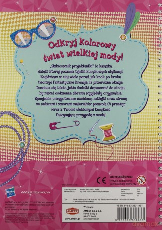My Little Pony Szkicownk Projektantki [KSIĄŻKA]