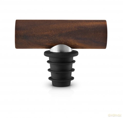 Eva Solo - Liquid Lounge Wine Stopper - Walnut wood - 4.6x6.7 cm
