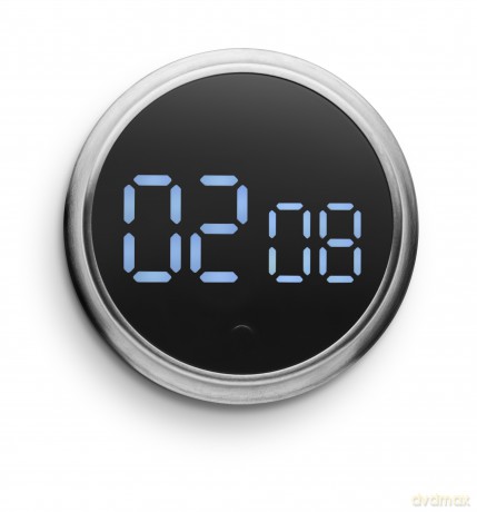 Eva Solo - Magnetic timer - Brushed steel - H2,7x9 cm