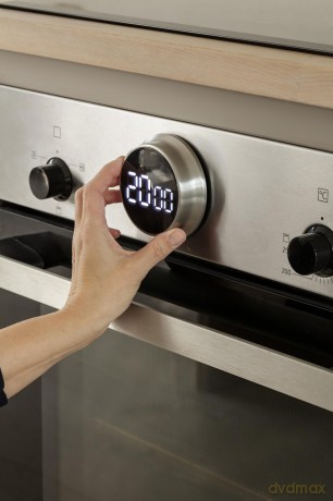 Eva Solo - Magnetic timer - Brushed steel - H2,7x9 cm