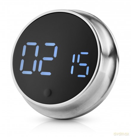 Eva Solo - Magnetic timer - Brushed steel - H2,7x9 cm