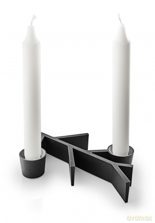 Eva Solo - Twig candlestick - Black - 18 cm