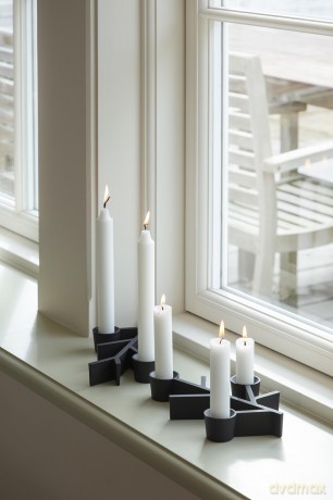 Eva Solo - Twig candlestick - Black - 20 cm