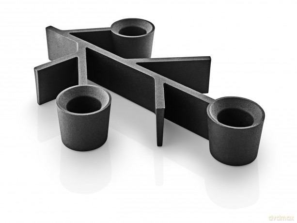 Eva Solo - Twig candlestick - Black - 20 cm