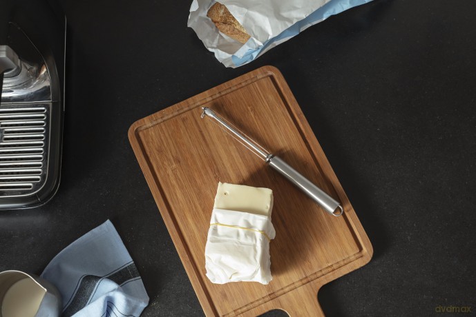 Eva Trio - Cheese slicer - Brushed steel - 22 cm