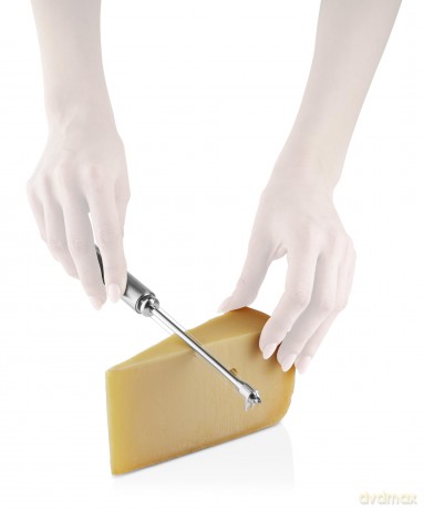 Eva Trio - Cheese slicer - Brushed steel - 22 cm