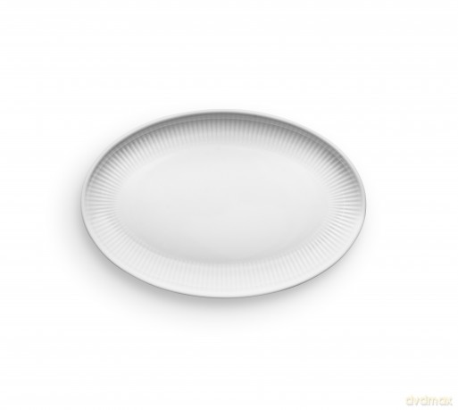 Eva Trio - Legio Nova Oval Coupe Plate - White - 24.5 cm