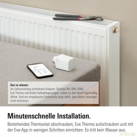 Eve Thermo - Smart radiator valve (Matter, 5th generation)