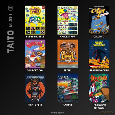 Evercade - Taito Arcade 1 EVER INT