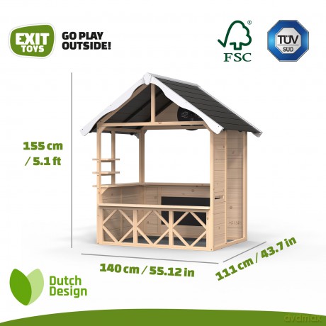 EXIT - Hika wooden playhouse (50.50.00.00)